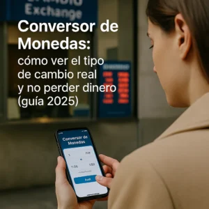 Conversor tipos de cambio